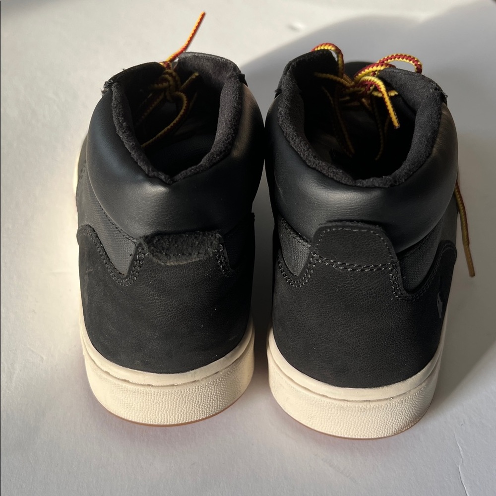 POLO Ralph Lauren Black Sneakers Men’s Sz 10.5 - Picture 4 of 12